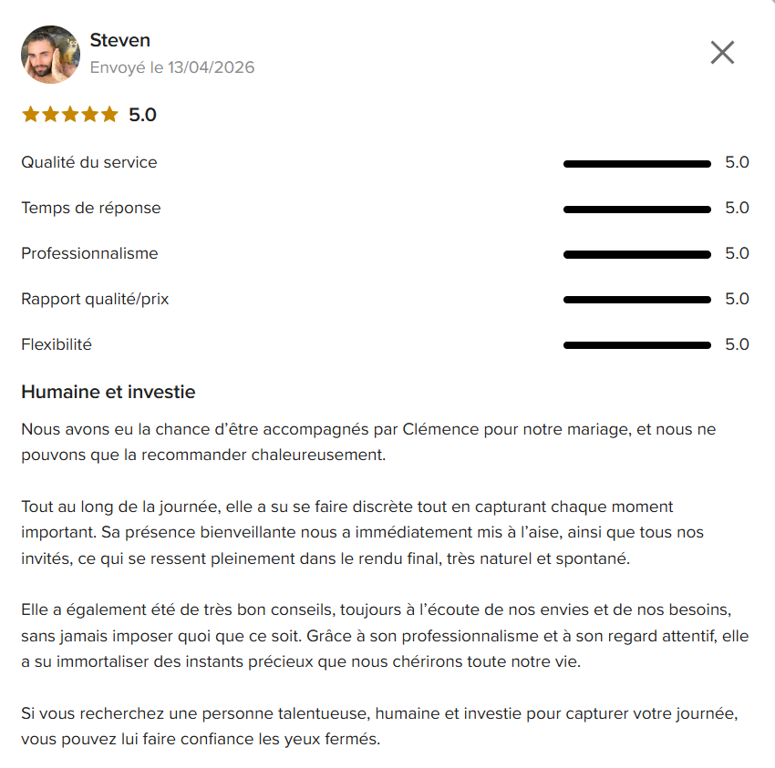 Avis client