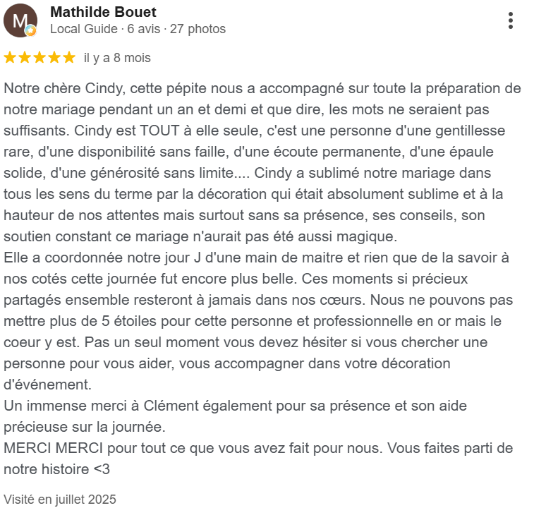 Avis client
