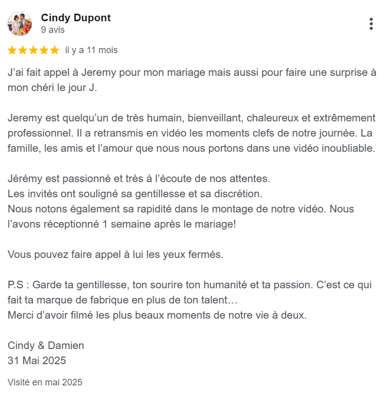 Avis client