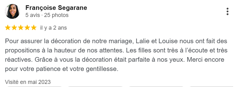 Avis client