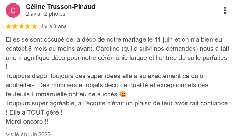 Avis client