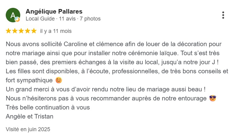 Avis client