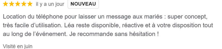 Avis client
