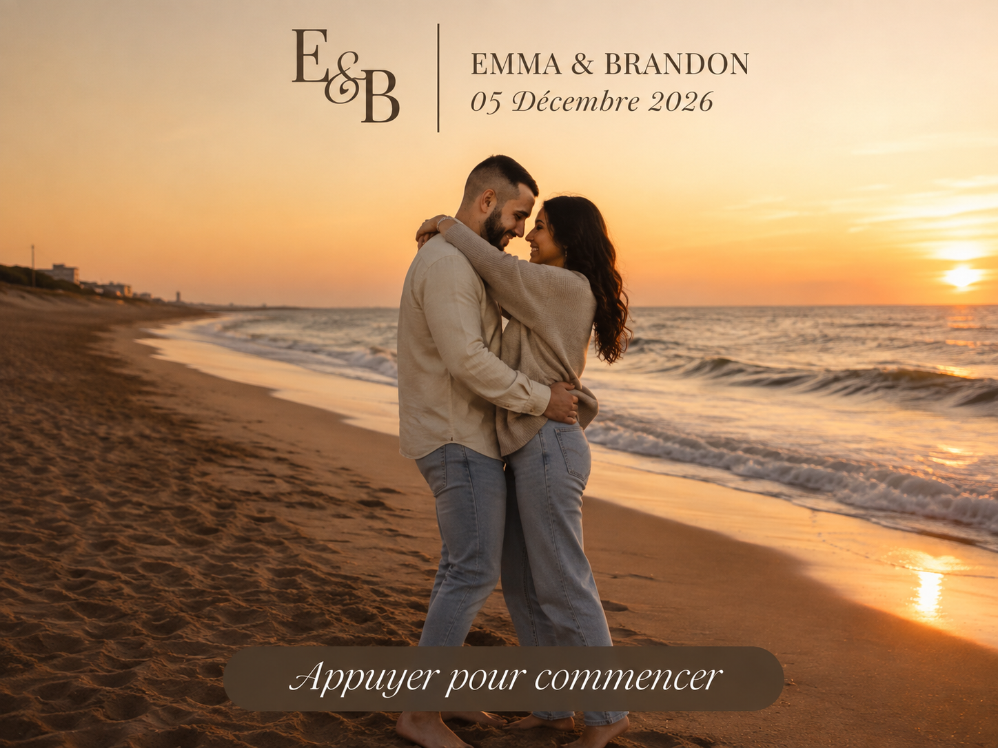 Écran personnalisable du photobooth en Vendée